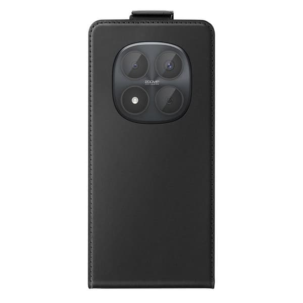 Pystysuora Lompakko Redmi Note 15 Pro 5G:lle, jossa on Integroitu Korttipidike, Musta Svart