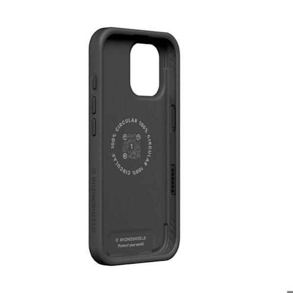 iPhone 15 Plus MagSafe Blød Stødabsorberende SolidX Serie Rhinoshield Sort Svart
