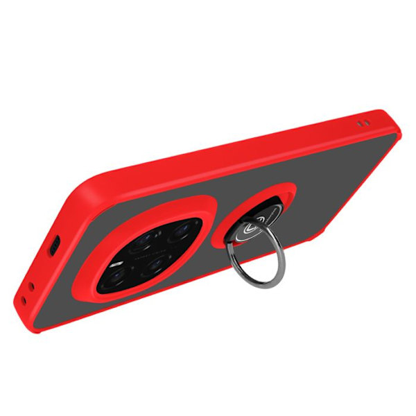 Coque för Honor Magic 7 Pro Magnetisk Ring Röd Röd