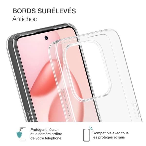 Kuori - BIGBEN CONNECTED - Honor 400S - Silisoft - Läpinäkyvä - 100% kierrätetty transparent