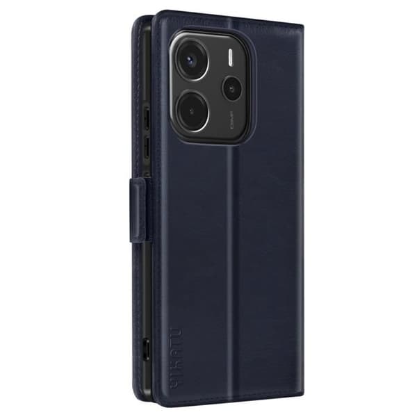 Smartphoneetui - Xiaomi - Redmi Note 14 4G - Videoområde - Indbyggede rum - Elegant beskyttelse Blå