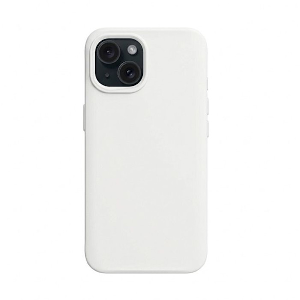 iPhone 15 MagSafe Flexibel Stötsäker SolidX Serie Rhinoshield Vit Vit