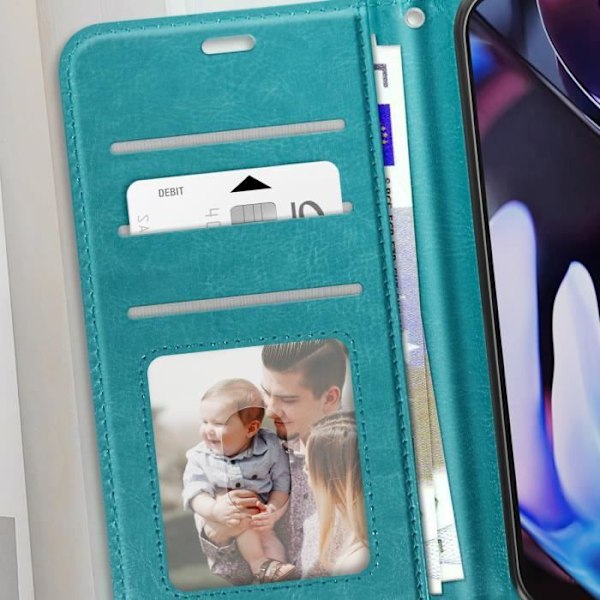 Etui til Google Pixel 9 Pro XL Pung med Håndledsrem Mayaxess Turkis Blå