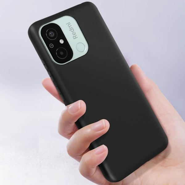 Xiaomi Redmi 12C Soft Black Case Cover