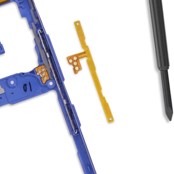 Nappe Bouton - Samsung Galaxy A31 - Sort - Strøm - Volume Svart