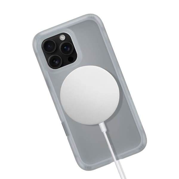 Rhinoshield cover til iPhone 16 Pro Max, kompatibel med MagSafe, AirX-serie, grå Grå