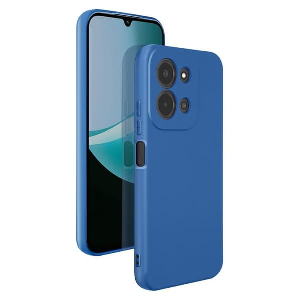 Redmi 15C Soft-Touch -silikonikuori Fast Cover -sarja sininen Blå