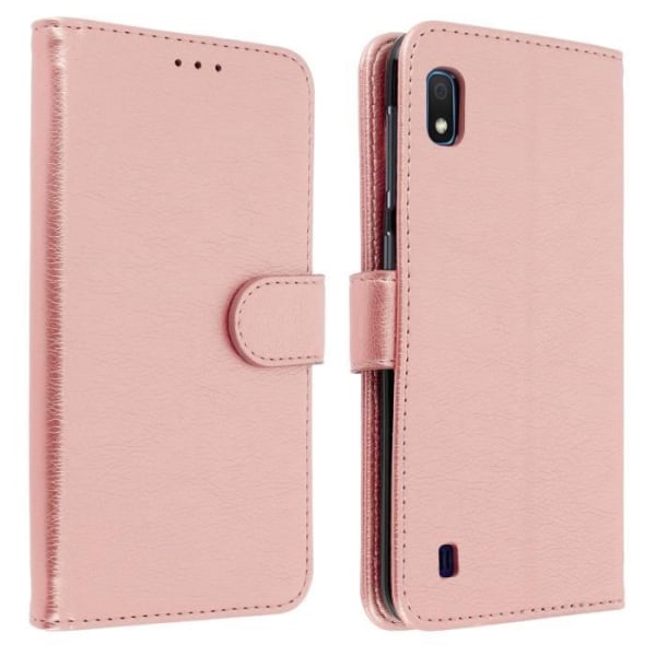 Cover til Samsung Galaxy A10 Wallet Case Stand Rose guld