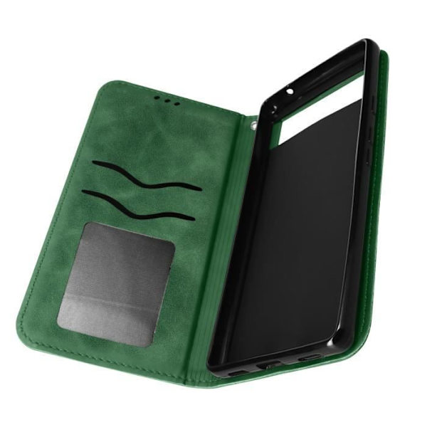 Google Pixel 7a Green Wallet-fodral