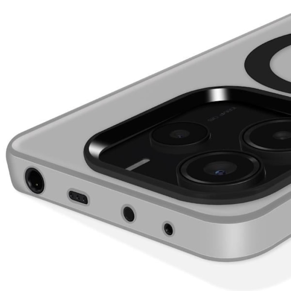 Coque för Xiaomi Redmi Note 14 5G MagSafe Stötabsorberande Militär Kvalitet Svart Svart