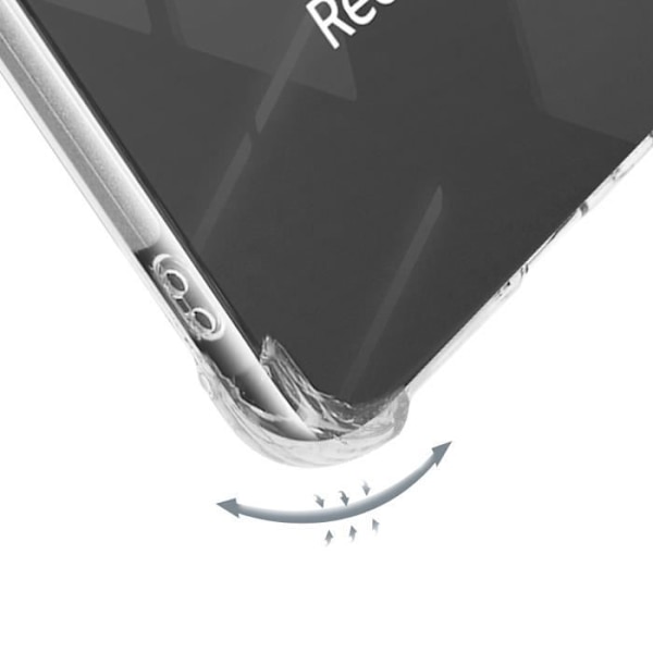 Kotelo Xiaomi Redmi A3 - AVIZAR - Silikoni Kulmat Puskuri Iskunkestävä Läpinäkyvä Transparent