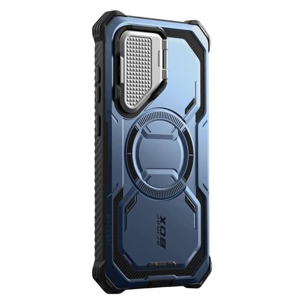 Coque Intégrale - I-Blason - Samsung Galaxy S25 Plus - Antichock - Kompatibel med MagSafe - Blå Blå