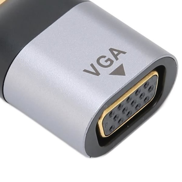 HURRISE USB C - VGA -muunnin JORINDO JD0756 USB C - VGA-sovitin Type-C uros-VGA-naarassovitin