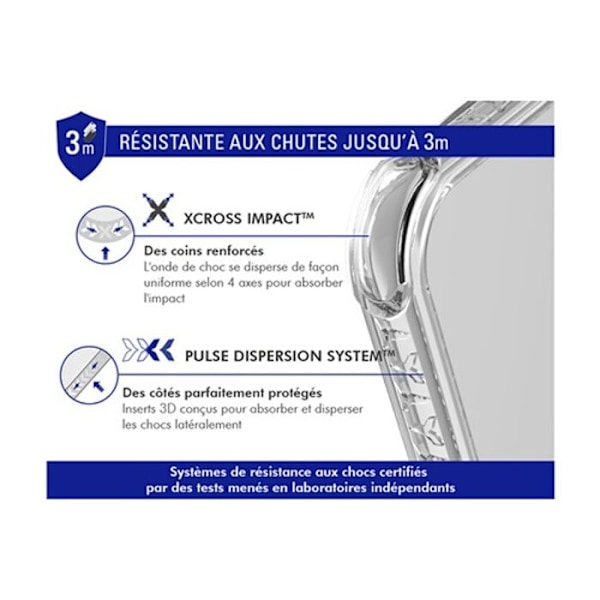 Förstärkt skal - Forcecase - Pulse - Transparent - Google Pixel 9/9 Pro - 2 års garanti Transparent