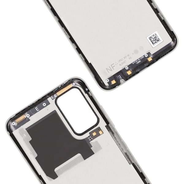 Cache Batteri - Samsung - Galaxy A03s - Original - Hvid - Nem installation Vit