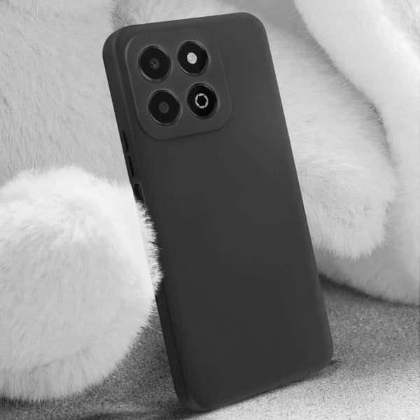 Coque - Honor X6b - Semihård - Soft-touch - Antispår svart Svart