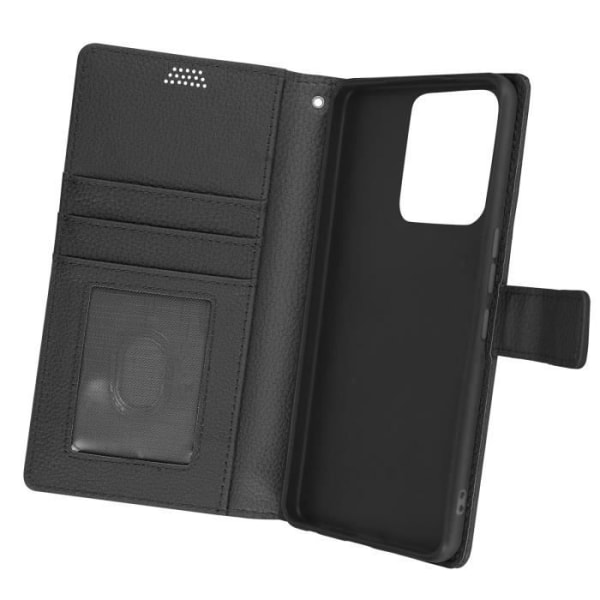 Vivo V23 Pro Flip Wallet Case Video Support sort - AVIZAR - Rigid - Syntetisk - Sort - Mat - Blandet svart