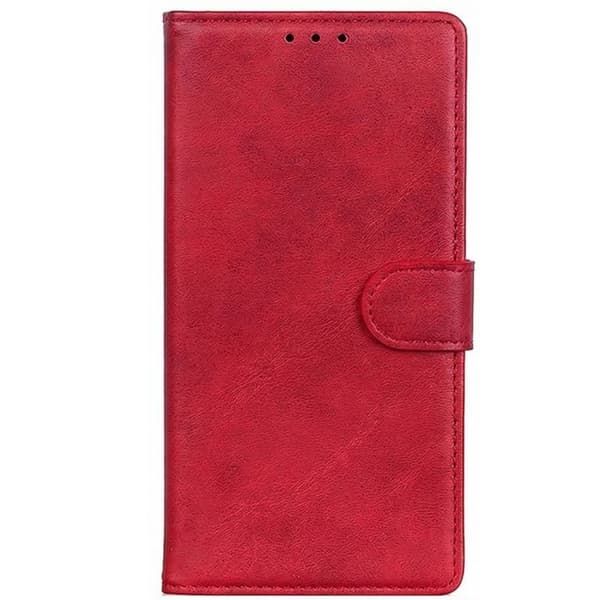 Fodral för Google Pixel 11 Pro XL Läderlook med Stöd och Plånboksflik Röd Röd