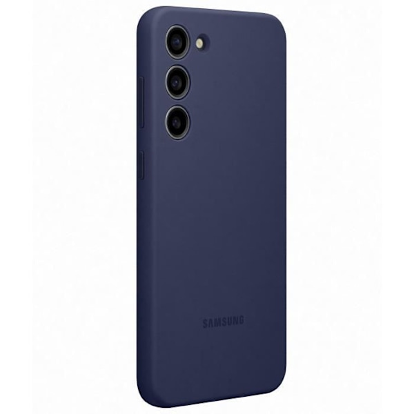 SAMSUNG S23+ Navy silikonetui marinblå