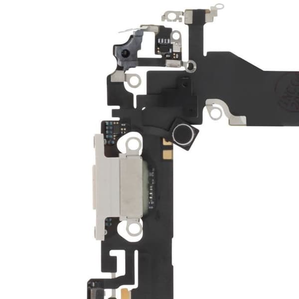 Lightning Laddningskontakt för iPhone 13 Mini - RELIFE - Vit - Integrerad mikrofon Vit