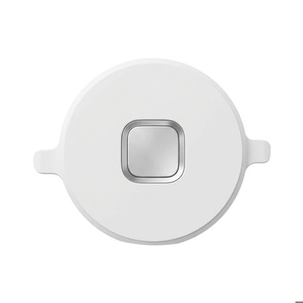 Hjemmeknap - AVIZAR - iPhone 4 - Hvid - Nem udskiftning Vit