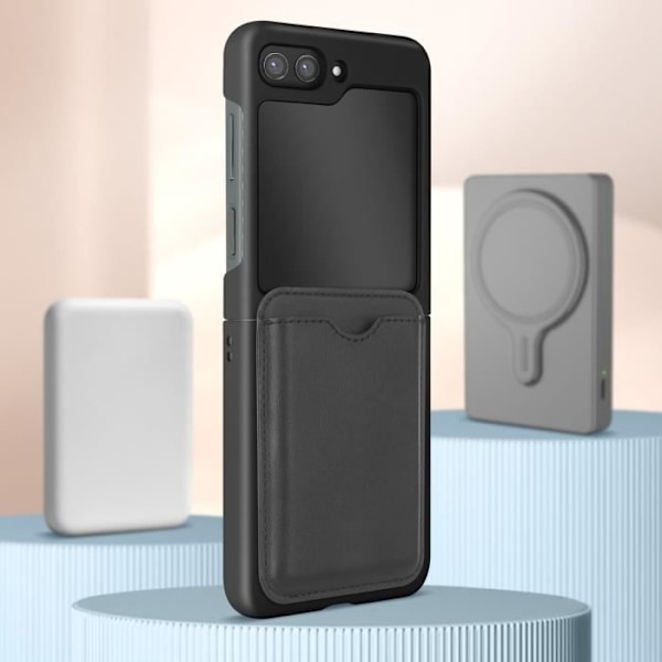 MagSafe Fodral till Samsung Galaxy Z Flip 5 - AVIZAR - Hårt - Smal design - Svart Svart