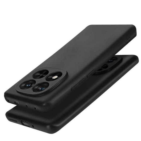 Coque - Xiaomi - Redmi Note 14 Pro - Silikone - Ridsesikring - Mat Finish Svart
