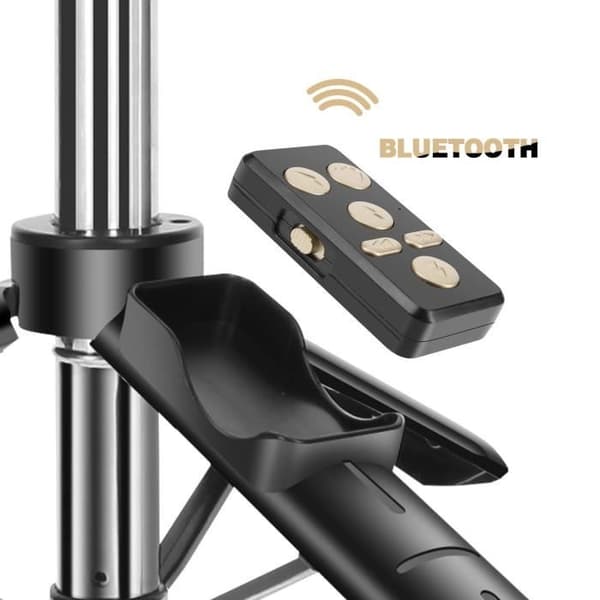 Selfie stick - Forever - Bluetooth - Udvidelig stativ 100 cm - 360° rotation