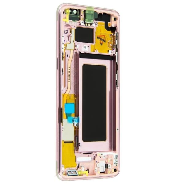 LCD-skærm - SAMSUNG - Galaxy S8 - Original Touch - Rosa Farve - Fuld Blok Ros