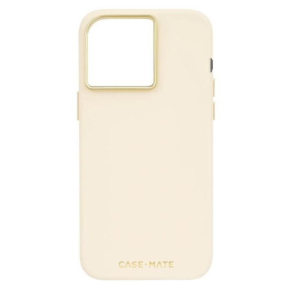 Coque MagSafe - Case Mate - iPhone 15 Pro Max - Stødabsorberende - Antibakteriel - Genanvendelig Beige