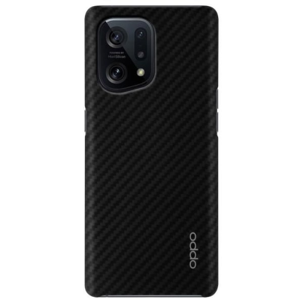 Oppo Find X5 Case Hard Aramid Fiber Holdbar Letvægts Original Oppo Black