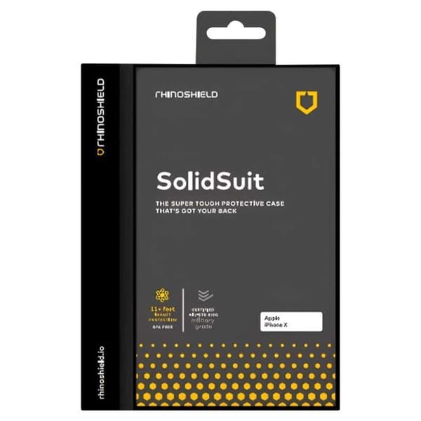 Magnetisk skydd för iPhone 16 SolidSuit ShockSpread Rhinoshield Blå Blå