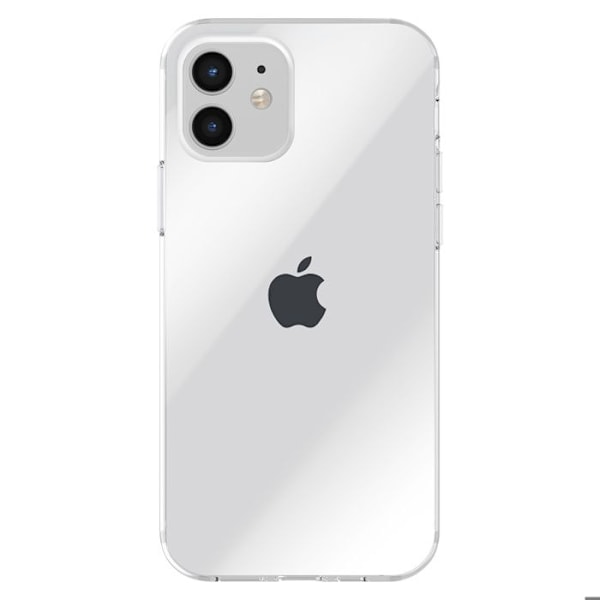 Coque til iPhone 12 Mini Ultra-Tynd Silikone Blød Akashi Transparent Vit