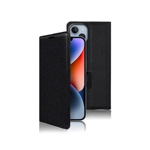Etui til iPhone 14 Plus - Zanaé - Sort - Vandret Støtte - Magnetlås Svart