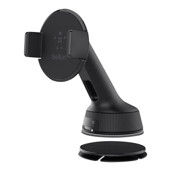 Bilholder - BELKIN - Sugekop - 360° drejelig - Universal - Integreret kabelopbevaring Svart