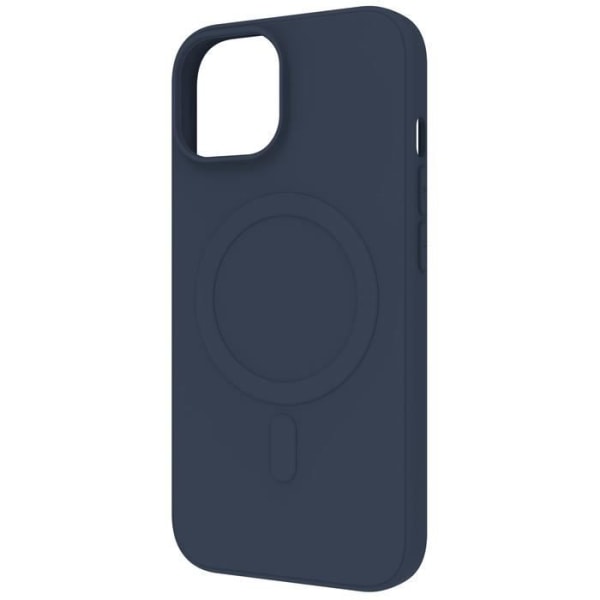 Fodral till iPhone 15 Soft Touch MagSafe-kompatibel Muvit Midnight Blue