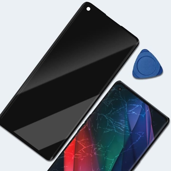 LCD-näyttö ja kosketusnäyttö Oppo Find X3 Neo Musta - AVIZAR - Näyttökorvaus - Karkaistu lasi Svart