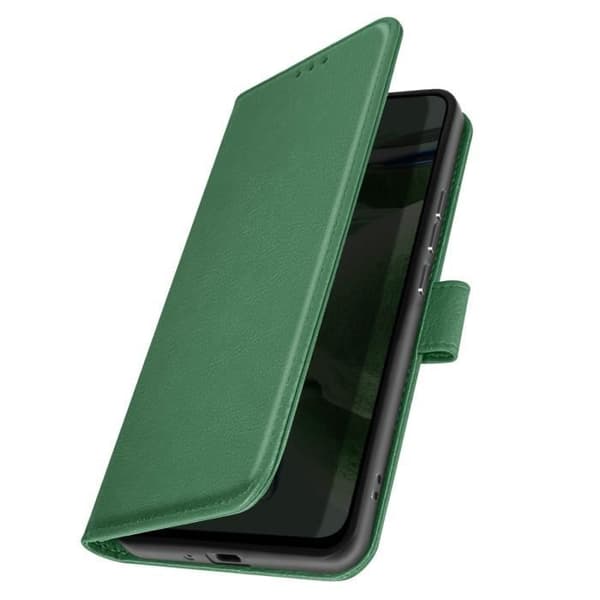 Etui til Xiaomi Redmi Note 12 - AVIZAR - Tegnebog og videounderstøttelse - Grøn - Halvstiv - Flap Grön