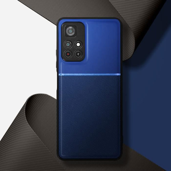Forcell Noble blå beskyttelsescover til Xiaomi Poco M4 Pro 5G og Redmi Note 11S 5G Blå