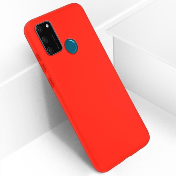 Honor 9A Case Semi-stiv Silikone Rød Soft Touch Finish Rød