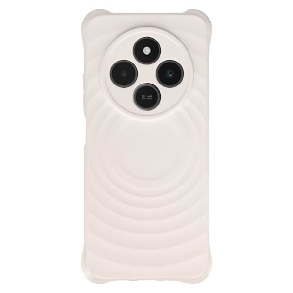 Coque för Samsung Galaxy A16 - Stötbeständig med 3D Vågtextur, Svart