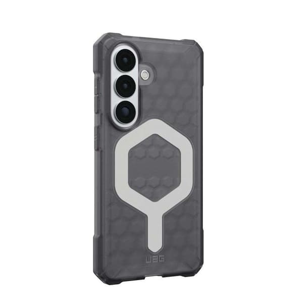 Skydd för Galaxy S26 MagSafe Hexagonmönster Essential Armor UAG Grå Grå