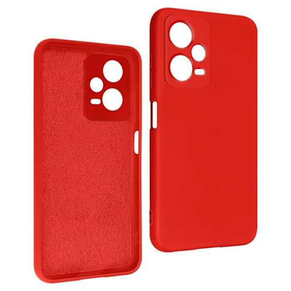 Fodral till Xiaomi Redmi Note 12 Pro 5G Silikon Semi-styv Soft-touch Red