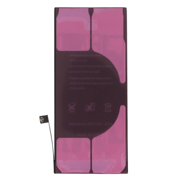 AVIZAR sisäinen akku iPhone 8 Plus - 2691mAh - Integroitu TI-siru - Musta Svart