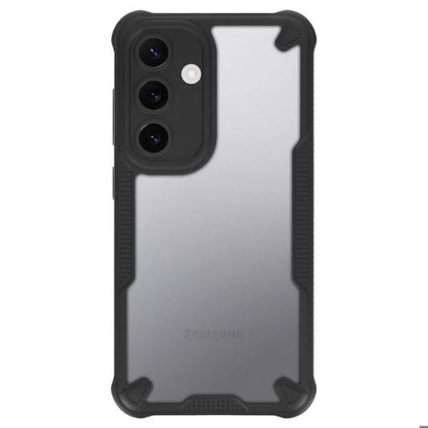 Stötsäker skal för Samsung Galaxy S25 Plus Matt Anti-fingeravtryck Svart Svart