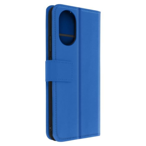 Huawei Nova 9 og Honor 50 Grained Flip Wallet Stand Video Cover Blue Blue