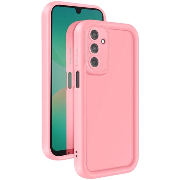 Coque - Samsung - Galaxy A26 - Silikone Blød - Soft Touch - Kamera Beskyttelse Rosa