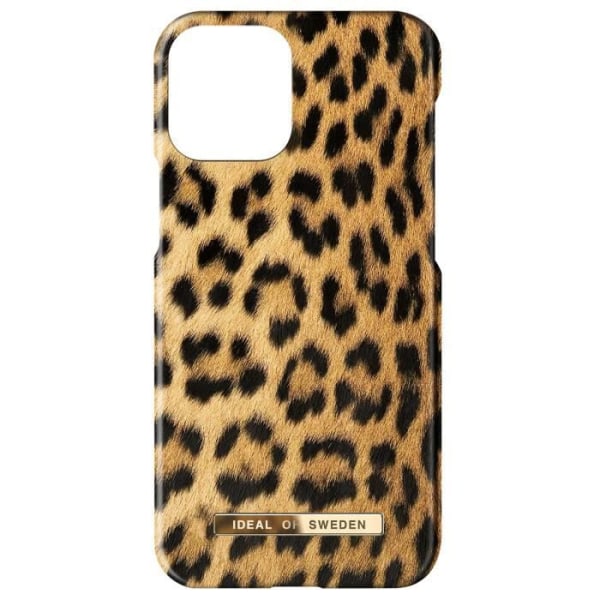 Skyddsfodral - Ideal of Sweden - iPhone 11 Pro - Leopardtryck - Hård plast - QI trådlös laddning Leopardtryck, svart