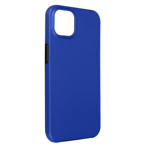 Coque - AVIZAR - iPhone 13 Mini - Hård Bageste - Blød Foran - Ultra-modstandsdygtig Blå