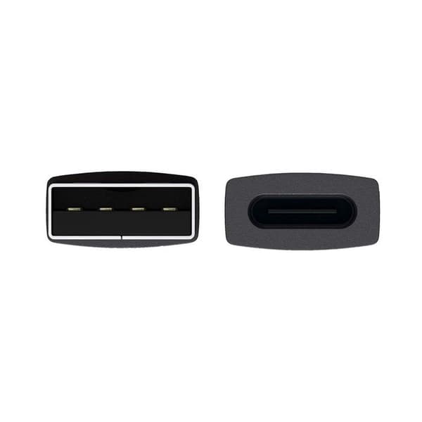 Pakke med 2 USB-A til USB-C adaptere USB 3.0 10 Gbps i kompakt aluminium Satechi Sort / Sølv